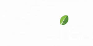 Fresh Veggies Logo in White